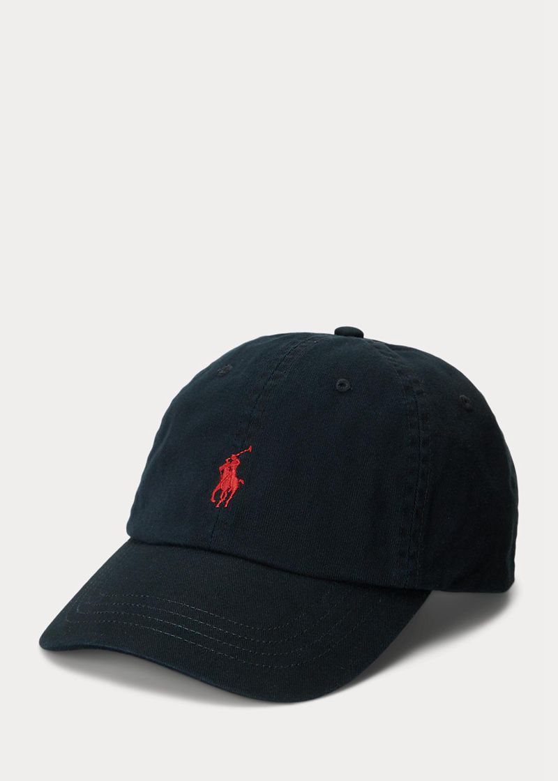 ポロ ラルフ ローレン キャップ メンズ 黒 コットン チノ Baseball LTHGB8932